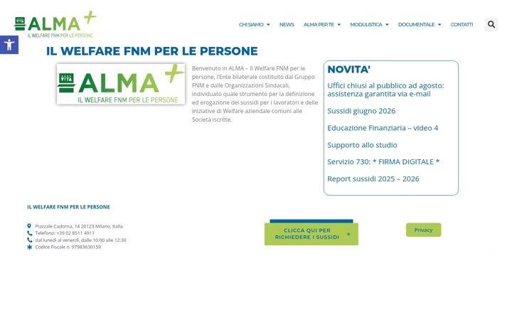 Screenshot di almafnm.it