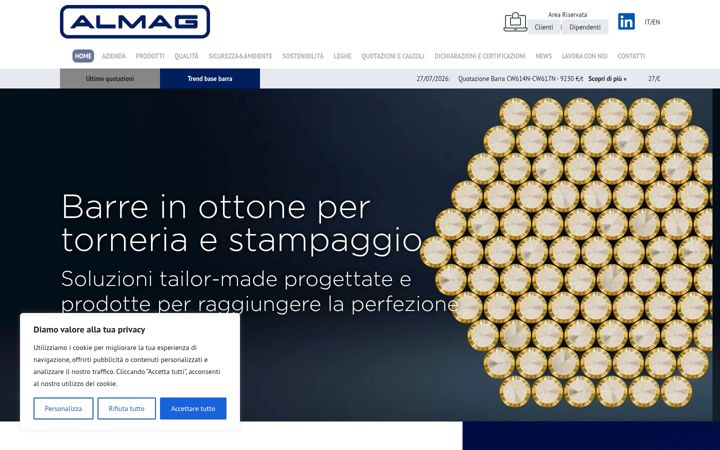 Screenshot of almag.it