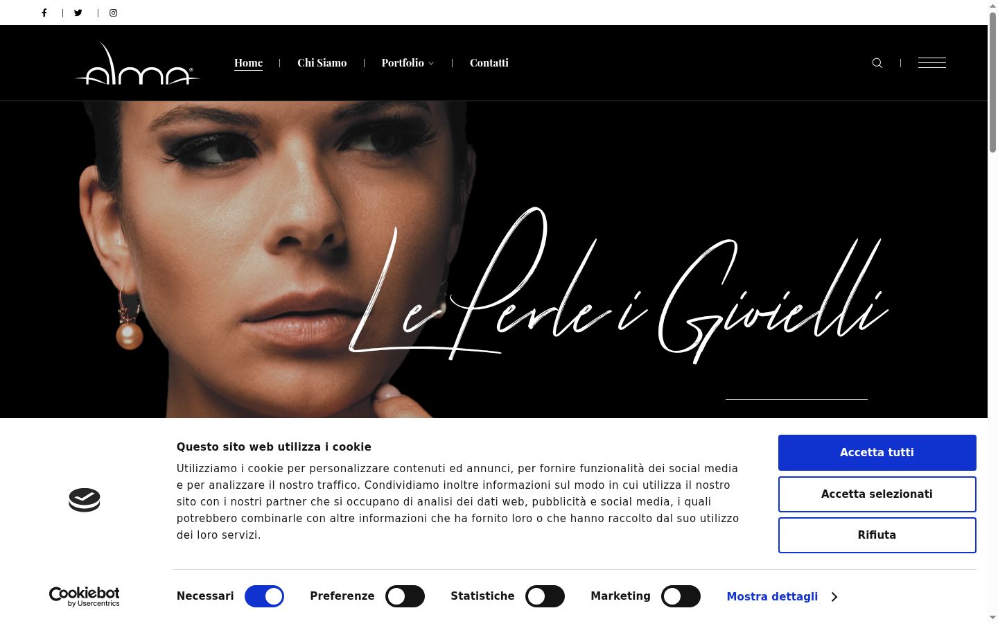 Capture d'écran de la bannière de consentement affichée avant toute interaction