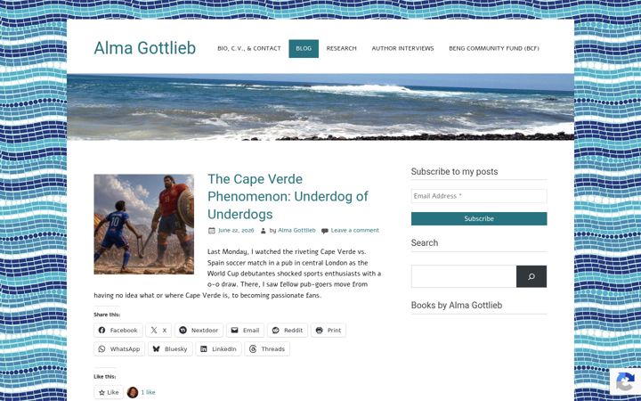 Screenshot of almagottlieb.com