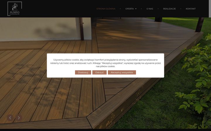 Screenshot of almagwood.pl