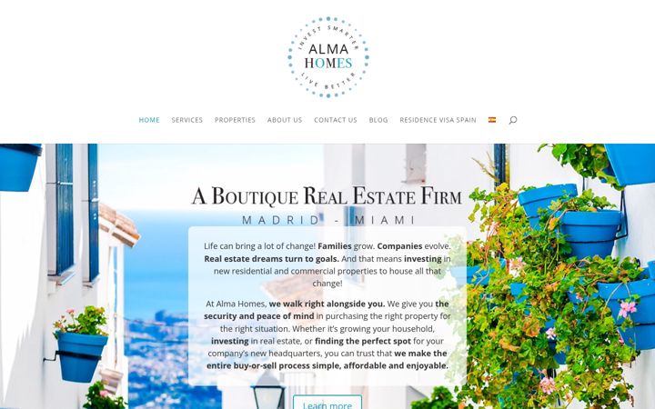 Screenshot of almahm.com