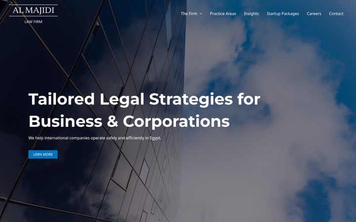 Screenshot di almajidilaw.com
