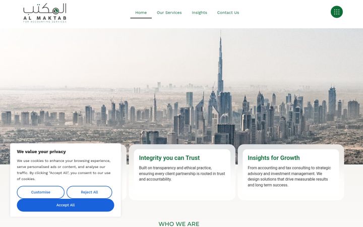 Captura de ecrã de almaktabuae.com