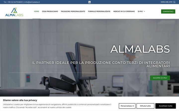Screenshot of almalabs.it
