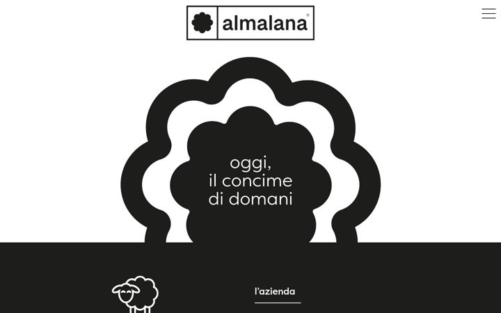 Screenshot of almalana.it