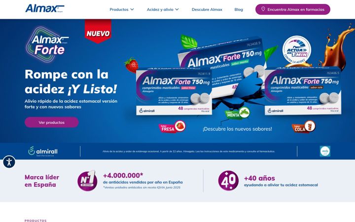 Screenshot of almalax.com
