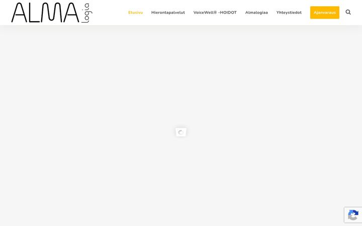 Screenshot of almalogia.fi