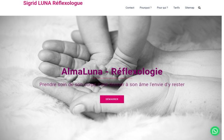 Screenshot of almaluna-bien-etre.com