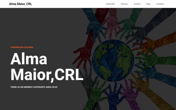 Snímek obrazovky almamaior-crl.pt