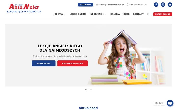 Screenshot ta' almamater.pl