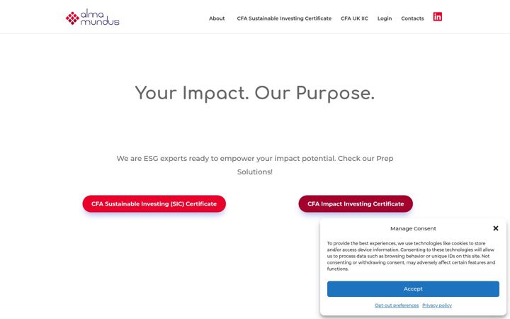 Screenshot of almamundus.com