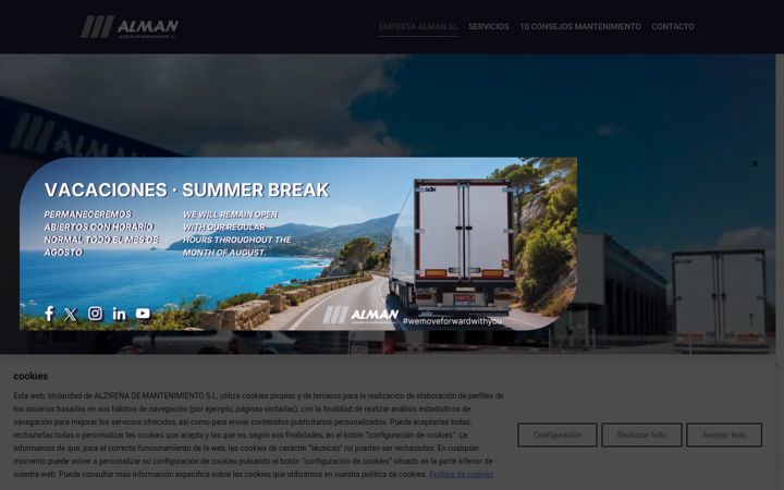 Screenshot of alman-sor.com