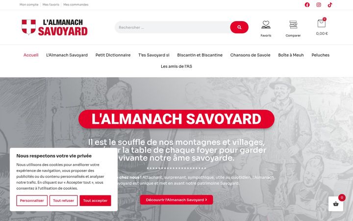 Snímek obrazovky almanach-savoyard.fr