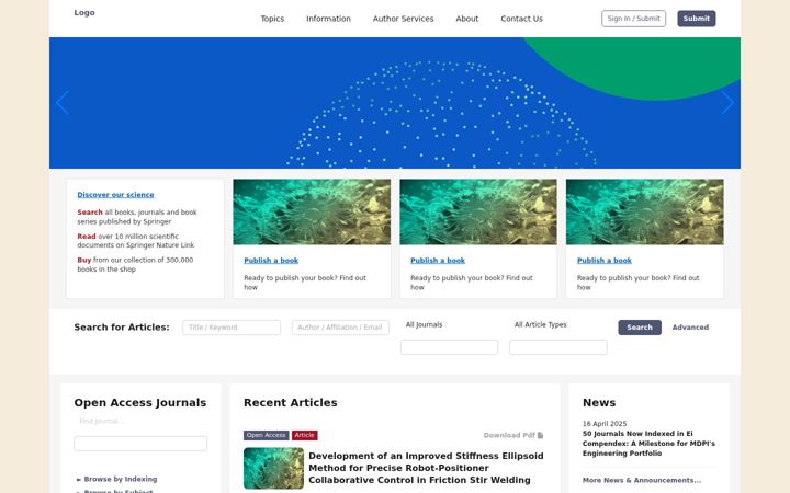 Screenshot of almanacpublisher.com