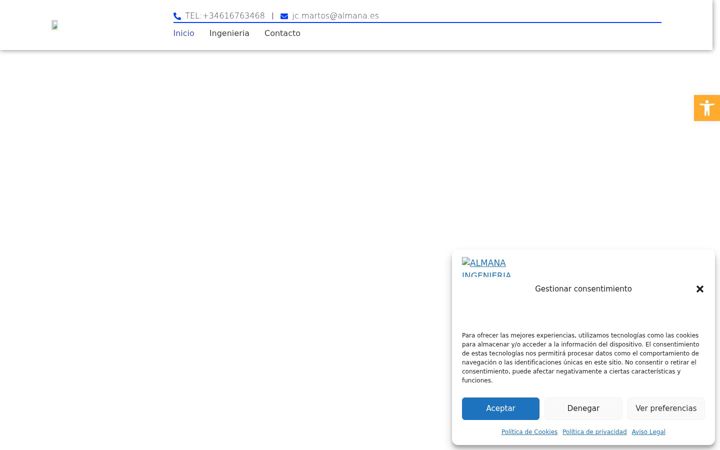 Screenshot of almanaingenieria.com