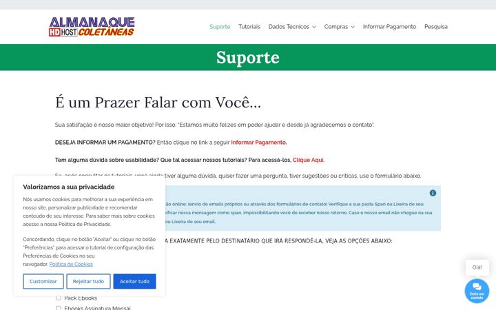 Zrzut ekranu almanaquecoletaneas.com.br