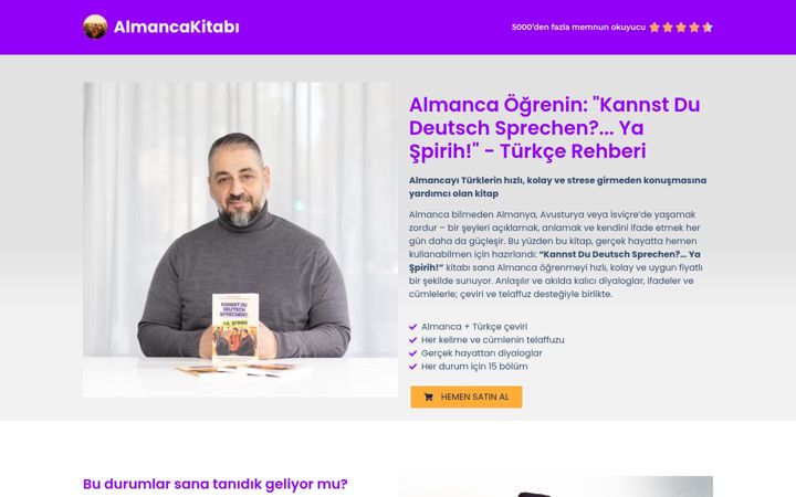 Zrzut ekranu almancakitabi.com