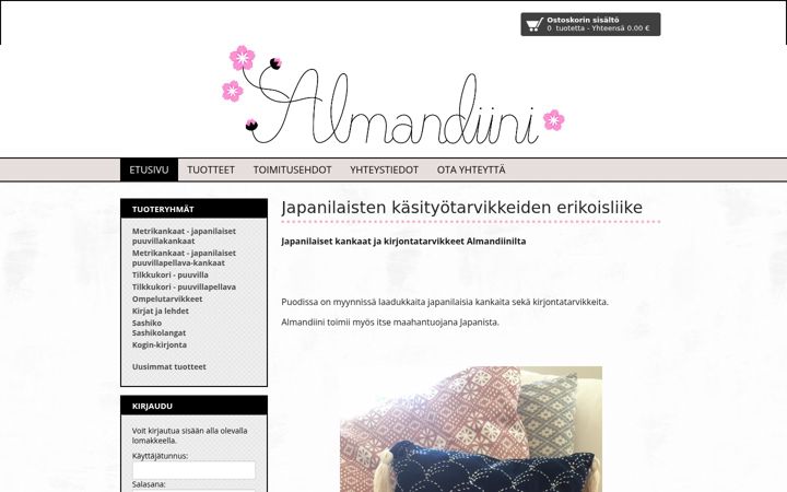 Zrzut ekranu almandiini.com