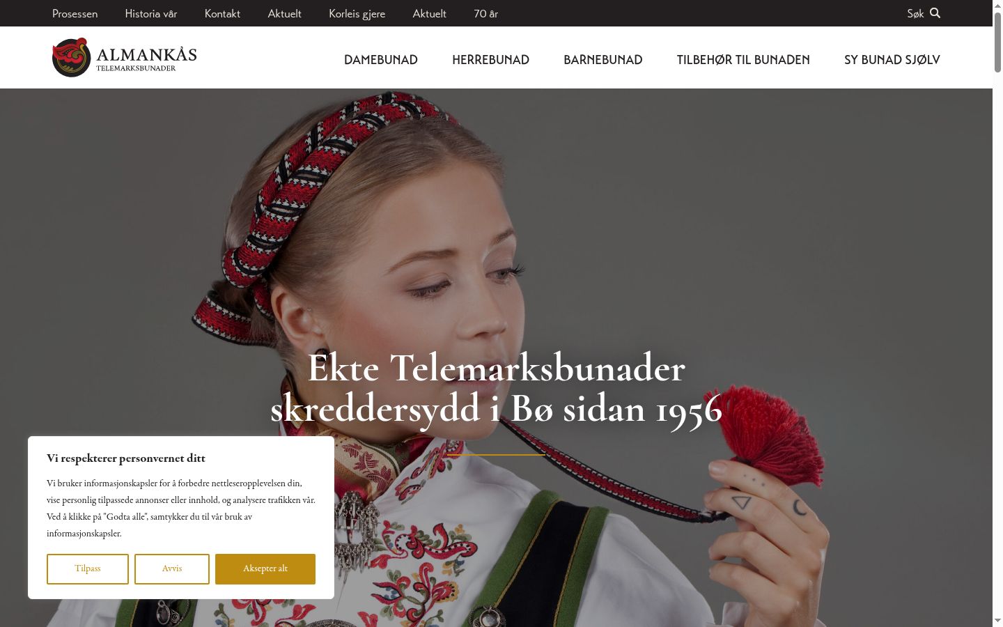 Screenshot tal-banner tal-kunsens muri qabel kwalunkwe interazzjoni