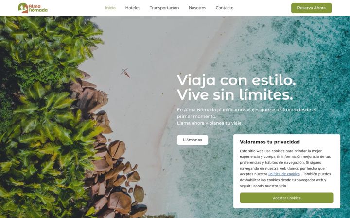 Screenshot of almanomada.online