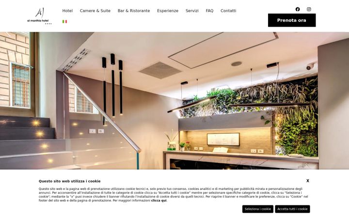 Kuvakaappaus sivustosta almanthiahotel.com