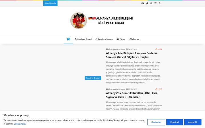 Screenshot of almanyaailebirlesimi.de
