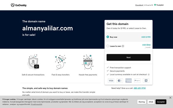 Screenshot of almanyalilar.com