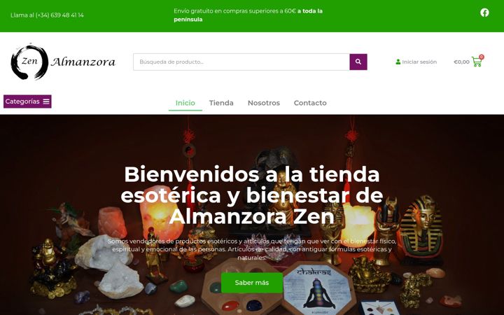 Screenshot of almanzorazen.com