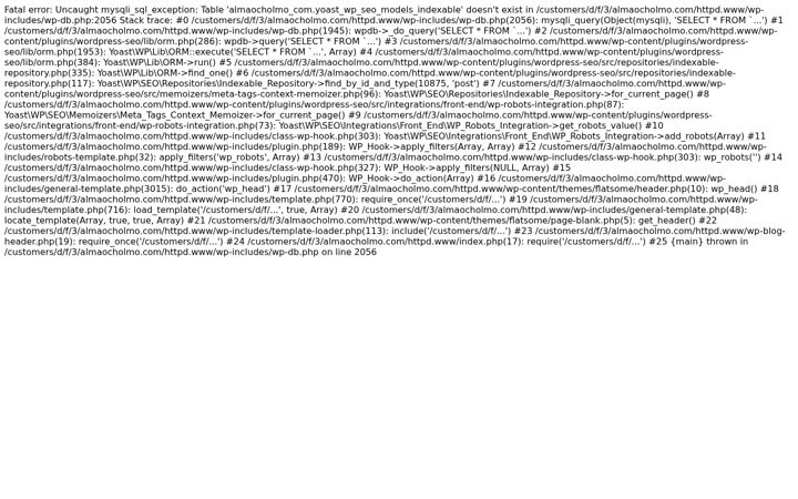 Screenshot of almaocholmo.com