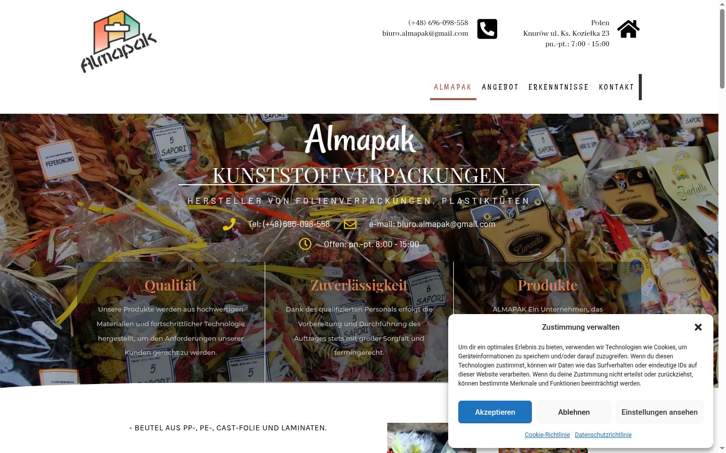 Screenshot tal-banner tal-kunsens muri qabel kwalunkwe interazzjoni