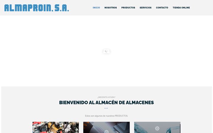 Screenshot ta' almaproin.com