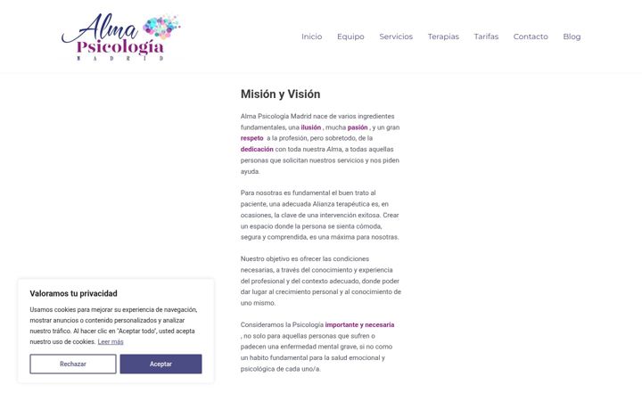 Screenshot of almapsicologiamadrid.es