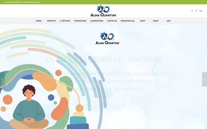 Screenshot of almaquantum.it