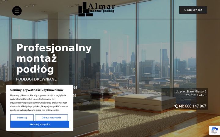 Screenshot of almar-podlogi.pl