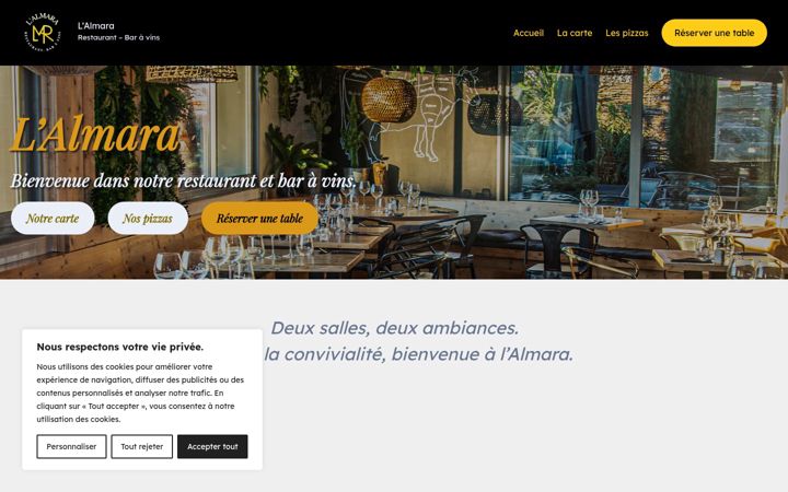 Screenshot of almara.fr