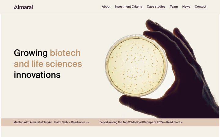 Screenshot of almaral.eu