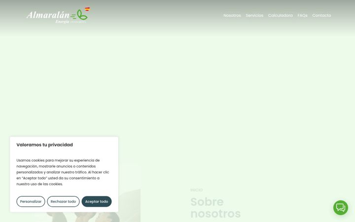Screenshot of almaralan.es