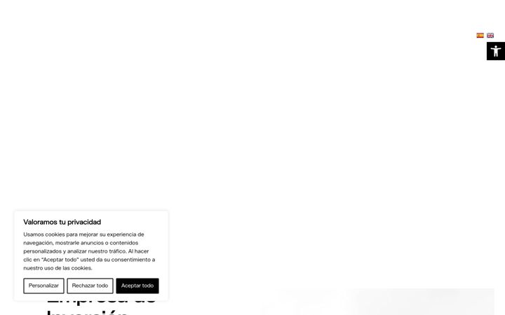 Screenshot of almarchalinversiones.com