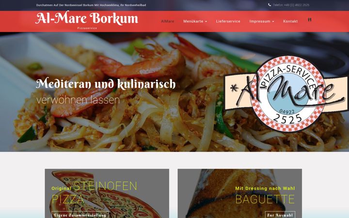 Screenshot of almare-borkum.de