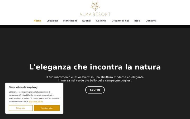 Screenshot of almaresort.it