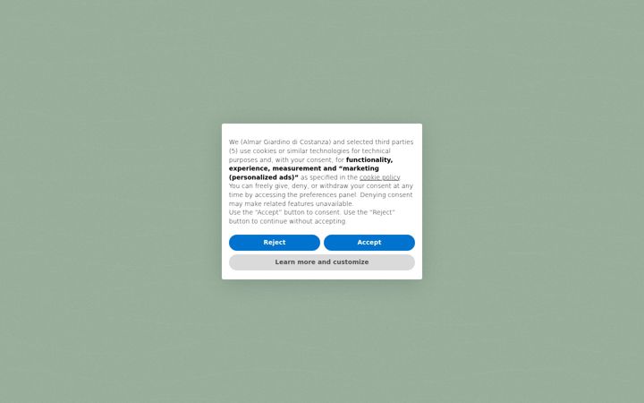 Ekraanipilt saidist almargiardinodicostanza.com