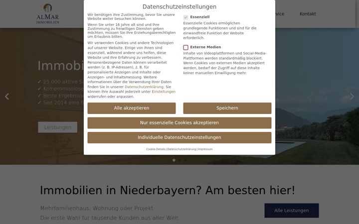 Screenshot of almarimmobilien.de