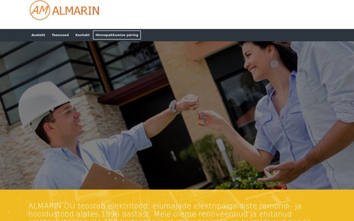 Screenshot of almarin.ee
