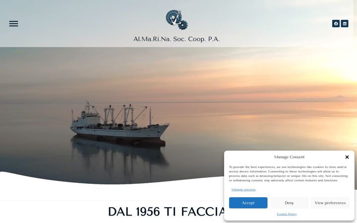Screenshot of almarina.it