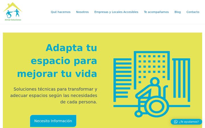 Screenshot of almarsoluciones.es