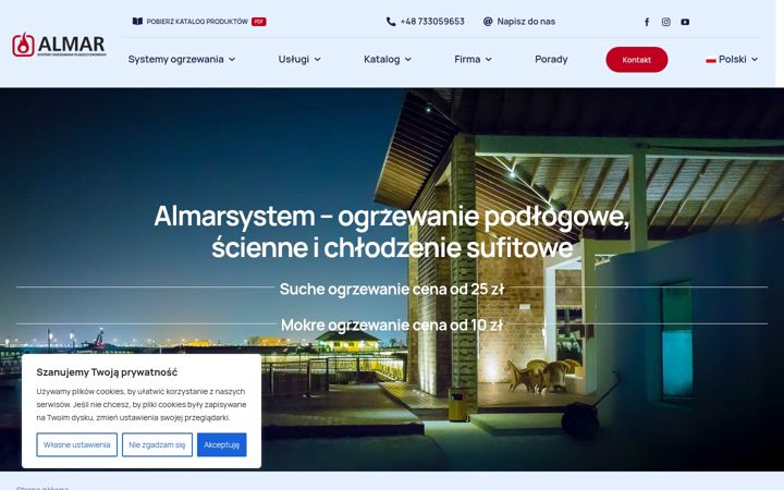 Screenshot of almarsystem.pl