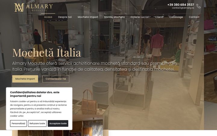 Screenshot of almary.ro