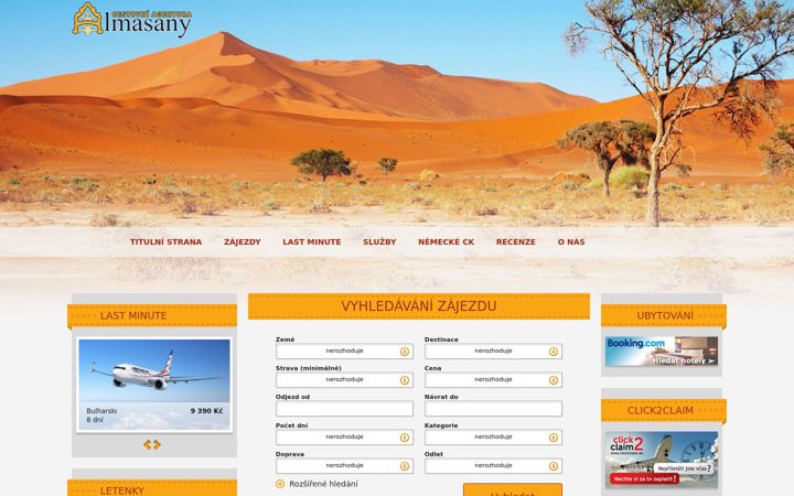 Screenshot of almasany.cz