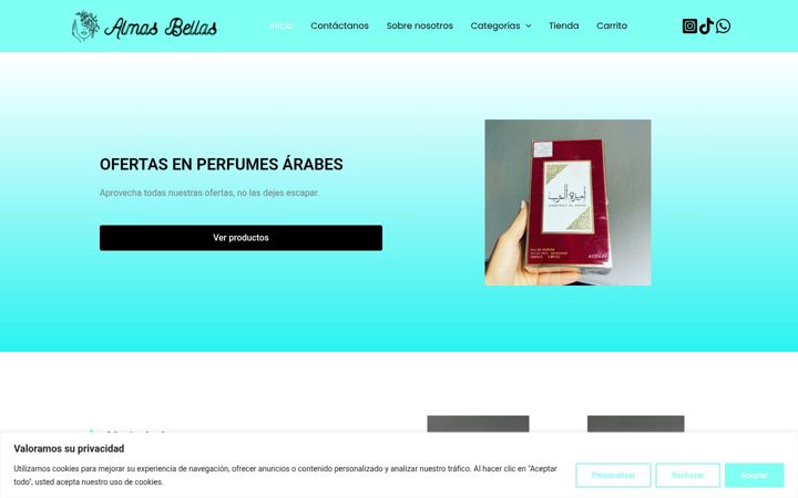 Screenshot of almasbellas2.es
